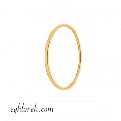 النگو آینه ای سایز 3 بچگانه طلا 18 عیار  LT281.2.50 النگو آینه ای سایز 3 بچگانه طلا 18 عیار  LT281.2.50