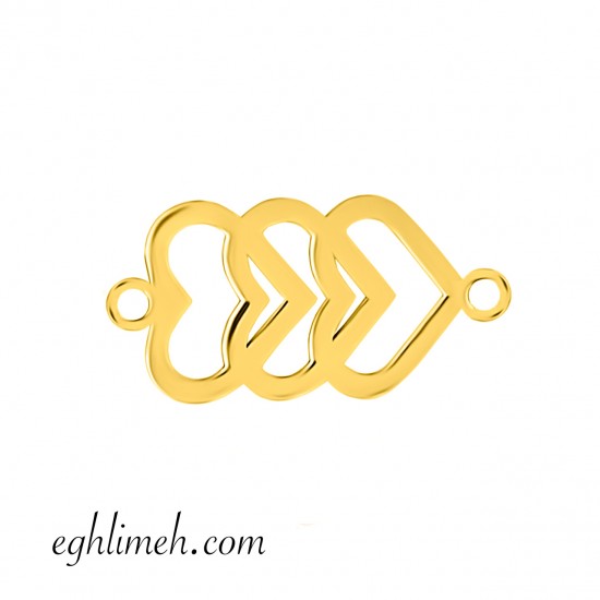 پلاک دستبند طلا 18 عیار  کد PT107.0.19