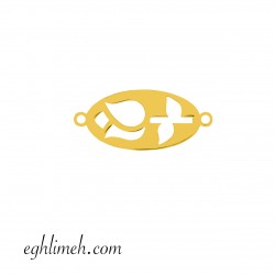 پلاک طلا 18 عیار کد PT469.0.23