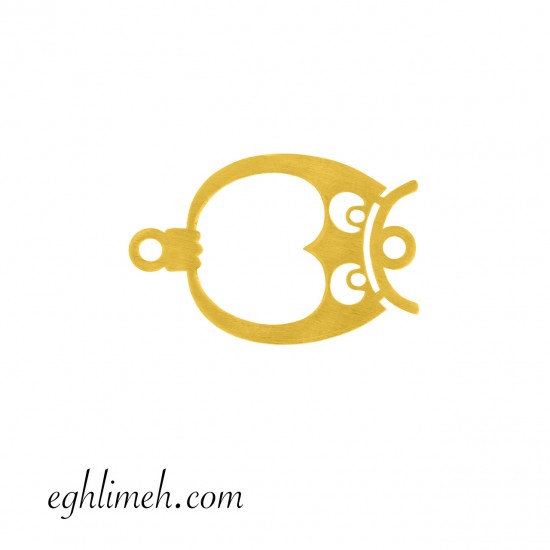 پلاک طلا 18 عیار کد PT487.0.56