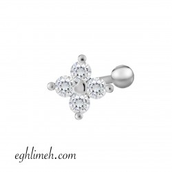 پیرسینگ گوش استیل HS134 پیرسینگ گوش استیل HS134