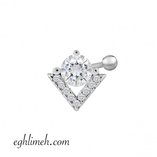 پیرسینگ گوش استیل HS140 پیرسینگ گوش استیل HS140