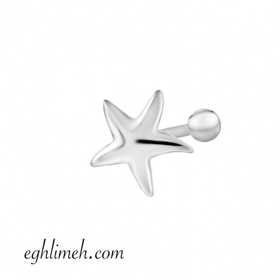 پیرسینگ گوش استیل HS144 پیرسینگ گوش استیل HS144