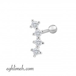 پیرسینگ گوش استیل HS160 پیرسینگ گوش استیل HS160