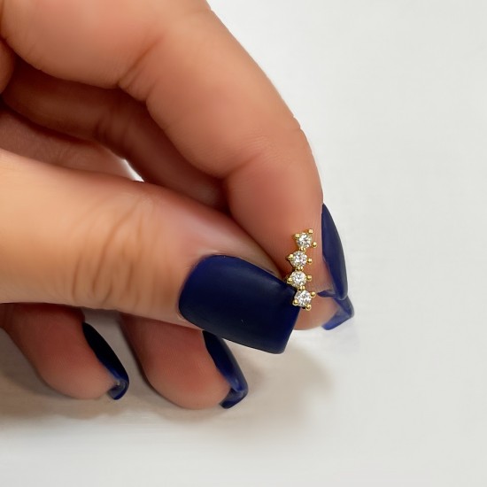 پیرسینگ گوش استیل HS161