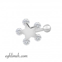 پیرسینگ گوش استیل HS162 پیرسینگ گوش استیل HS162