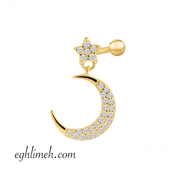 پیرسینگ گوش استیلHS169  پیرسینگ گوش استیلHS169