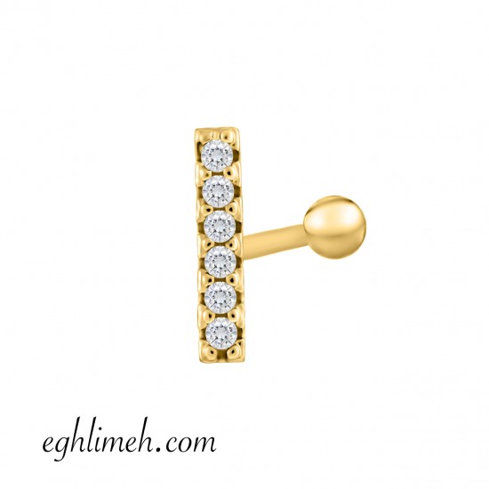 پیرسینگ گوش استیلHS175 پیرسینگ گوش استیلHS175
