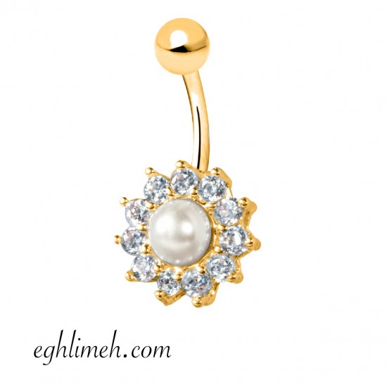 پیرسینگ ناف استیل HS28