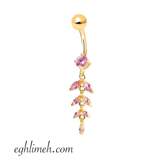 پیرسینگ ناف استیل HS34