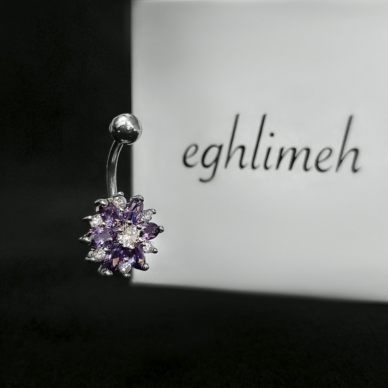 پیرسینگ ناف استیل HS37