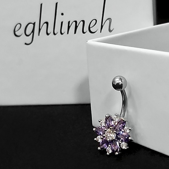 پیرسینگ ناف استیل HS37