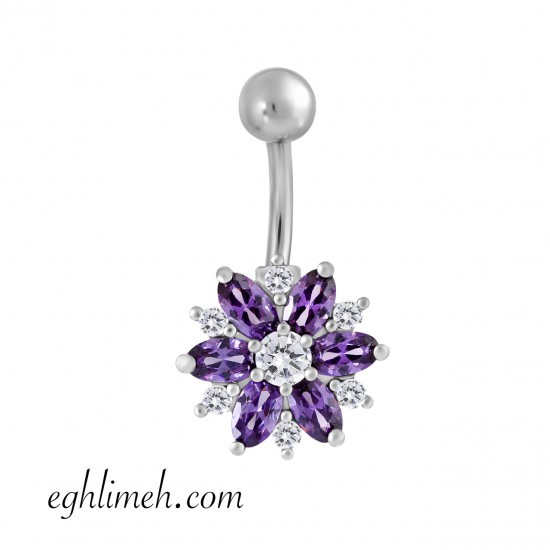 پیرسینگ ناف استیل HS37