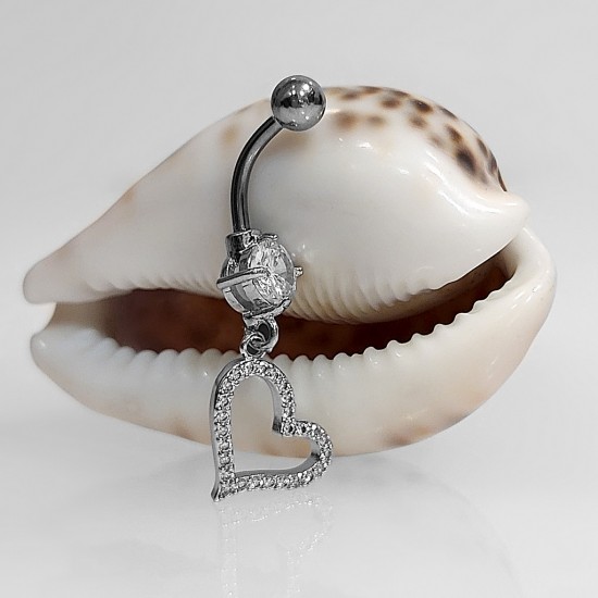 پیرسینگ ناف استیل HS39 پیرسینگ ناف استیل HS39