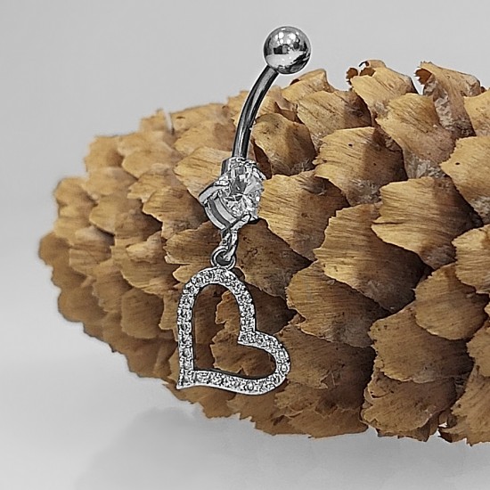 پیرسینگ ناف استیل HS39 پیرسینگ ناف استیل HS39