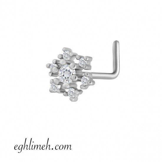 پیرسینگ بینی استیل HS468 پیرسینگ بینی استیل HS468