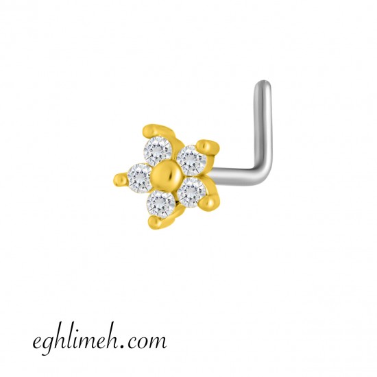 پیرسینگ بینی استیل HS475 پیرسینگ بینی استیل HS475