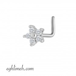 پیرسینگ بینی استیل HS476 پیرسینگ بینی استیل HS476