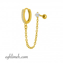 پیرسینگ گوش استیل HS477 پیرسینگ گوش استیل HS477