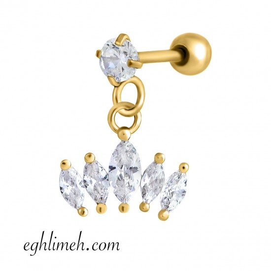 پیرسینگ گوش استیل HS507