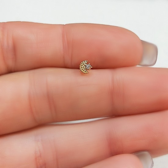 پیرسینگ بینی طلا 18 عیار HT109.0.14