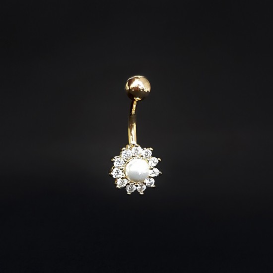 پیرسینگ ناف استیل HS28