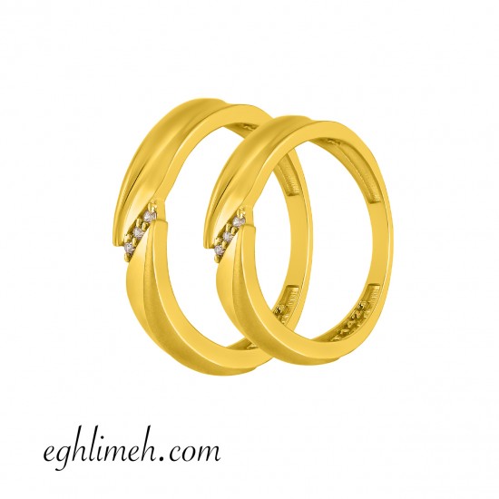 حلقه ست طلا 18 عیار AT2194.4.90