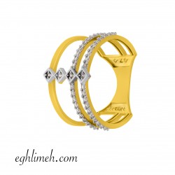 انگشتر طلا 18 عیار AT2226.3.82