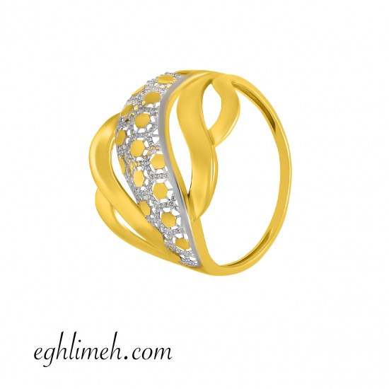 انگشتر طلا 18 عیار AT2236.1.95