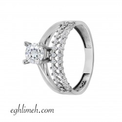انگشتر طلا 18 عیار AT2249.2.88