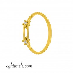 انگشتر طلا 18 عیار AT2267.1.5