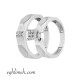 حلقه ست طلا 18 عیار AT2269.6.26 حلقه ست طلا 18 عیار AT2269.6.26