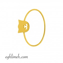 انگشتر طلا 18 عیار AT2458.0.38