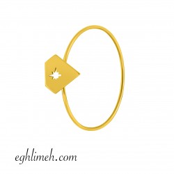 انگشتر طلا 18 عیار AT2476.0.40