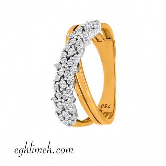 انگشتر طلا 18 عیار AT2594.3.53