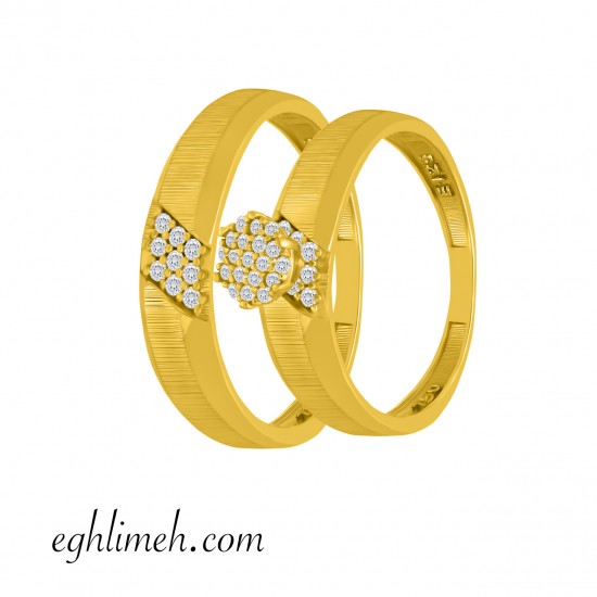 حلقه ست طلا 18 عیار AT2595.3.49