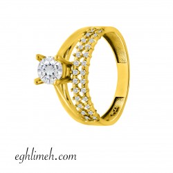 انگشتر طلا 18 عیار AT2681.2.78