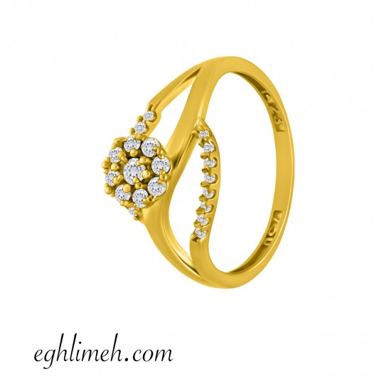 انگشتر طلا 18 عیار AT2690.2.25