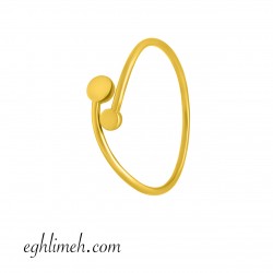 انگشتر طلا 18 عیار AT2760.0.84