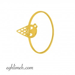 انگشتر طلا 18 عیار AT2777.0.44