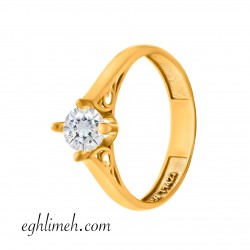 انگشتر طلا 18 عیار AT781.2.05