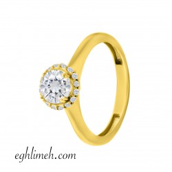 انگشتر طلا 18 عیار AT783.2.54