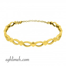 دستبند طلا 18 عیار DT1019.4.91