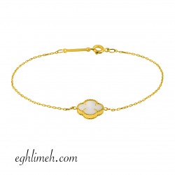 دستبند ونکلیف طلا 18 عیار DT1602.1.81