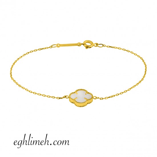 دستبند ونکلیف طلا 18 عیار DT1602.1.81