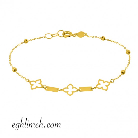 دستبند طلا 18 عیار DT1787.1.05