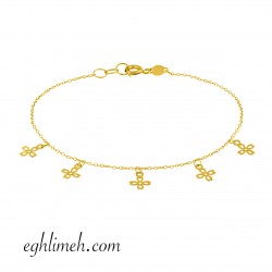 دستبند طلا 18 عیار DT1792.0.61 دستبند طلا 18 عیار DT1792.0.61