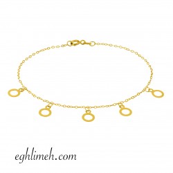 دستبند طلا 18 عیار DT1799.0.61