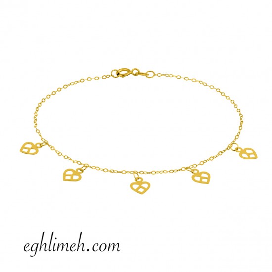 دستبند طلا 18 عیار DT1801.0.64