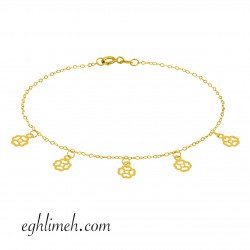 دستبند طلا 18 عیار DT1803.0.64